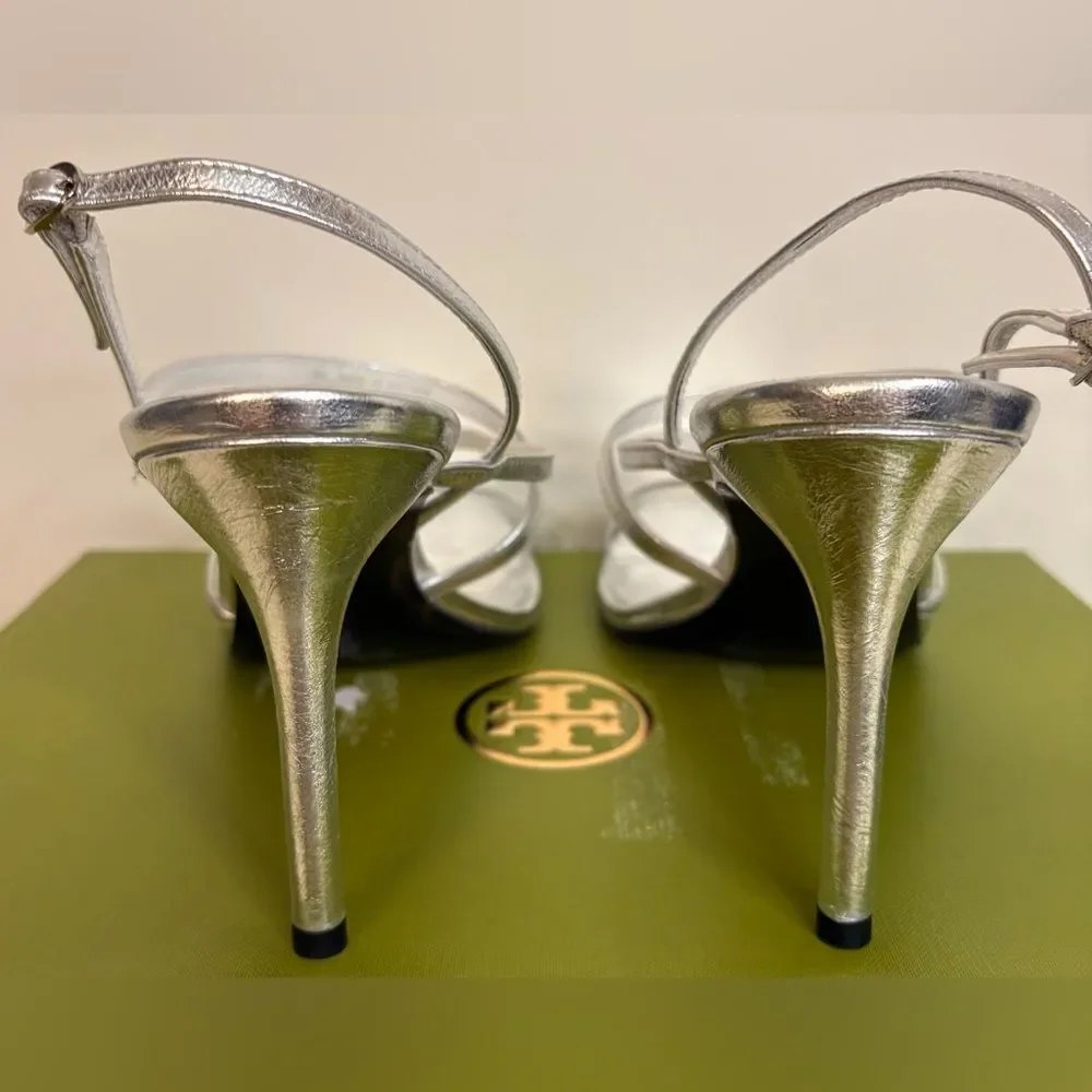 NIB Tory Burch MULTI-STRAP HEELED SANDAL sz9